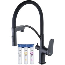 Смеситель для кухни с фильтром Lemark Bronx LM3761BL + H851P00