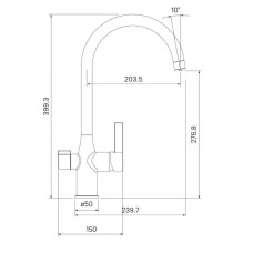 Смеситель для кухни с фильтром IDDIS Pure PURSBFJi05 + H851P00
