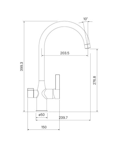 Смеситель для кухни с фильтром IDDIS Pure PURBNFJi05 + H851P00