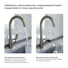 Смеситель для кухни с фильтром IDDIS Cuba CUBBNFJi05 + H851P00