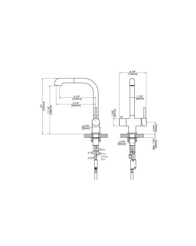 Смеситель для кухни с фильтром Timo Saona 2346/00FL + H851P00