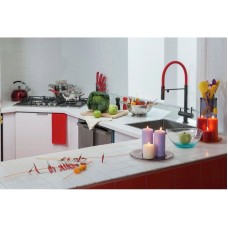 Смеситель для кухни с фильтром Omoikiri Kanto-PVD-GM вороненая сталь 4994013 + H851P00