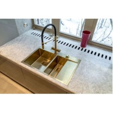 Смеситель для кухни с фильтром Omoikiri Kanto-PVD-LG  светлое золото 4994014 + H851P00