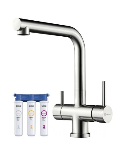 Смеситель для кухни с фильтром Omoikiri Takamatsu нержавеющая сталь 4994085 + H851P00