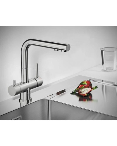 Смеситель для кухни с фильтром Omoikiri Takamatsu нержавеющая сталь 4994085 + H851P00