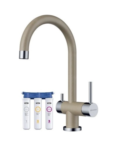 Смеситель для кухни с фильтром Omoikiri Yamada-CH шампань 4994228 + H851P00