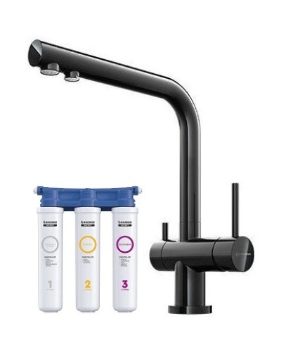 Смеситель для кухни с фильтром Omoikiri Nagano-GB графит 4994284 + H851P00