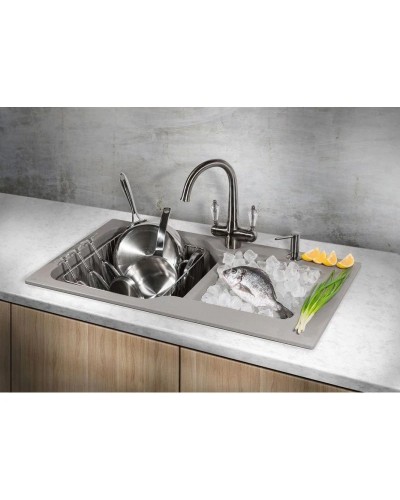 Смеситель для кухни с фильтром Omoikiri Okinawa-SI античное серебро 4994057 + H851P00