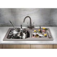 Смеситель для кухни с фильтром Omoikiri Okinawa-SI античное серебро 4994057 + H851P00