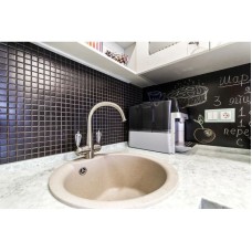 Смеситель для кухни с фильтром Omoikiri Okinawa-SI античное серебро 4994057 + H851P00