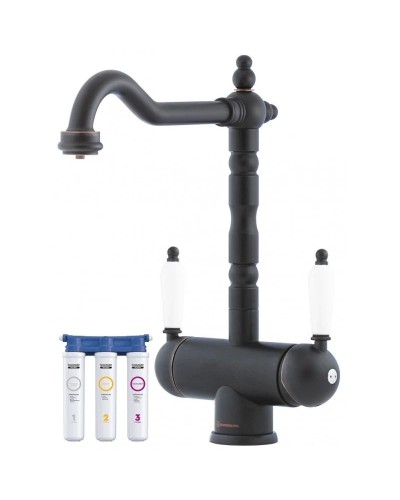 Смеситель для кухни с фильтром Omoikiri Amagasaki-O античная бронза 4994293 + H851P00