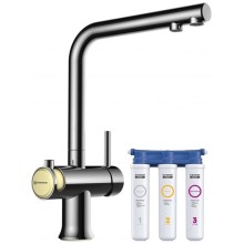 Смеситель для кухни с фильтром Omoikiri Hotaru-CH-BE хром/бежевый 4994052 + H851P00