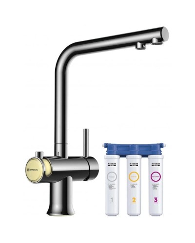 Смеситель для кухни с фильтром Omoikiri Hotaru-CH-BE хром/бежевый 4994052 + H851P00