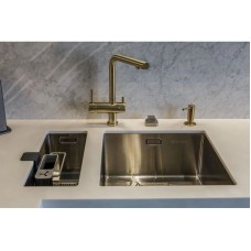 Смеситель для кухни с фильтром Omoikiri Nagano-LG светлое золото 4994178 + H851P00