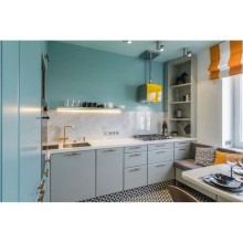 Смеситель для кухни с фильтром Omoikiri Nagano-LG светлое золото 4994178 + H851P00