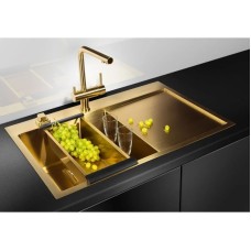 Смеситель для кухни с фильтром Omoikiri Nagano-LG светлое золото 4994178 + H851P00