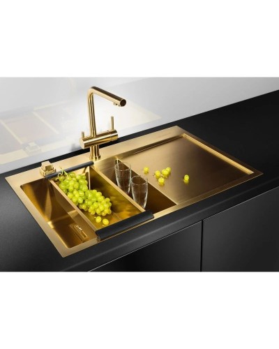 Смеситель для кухни с фильтром Omoikiri Nagano-LG светлое золото 4994178 + H851P00