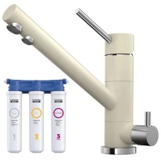 Смеситель для кухни с фильтром Omoikiri Tonami-BE ваниль 4994059 + H851P00