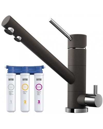 Смеситель для кухни с фильтром Omoikiri Tonami-DC темный шоколад 4994049 + H851P00