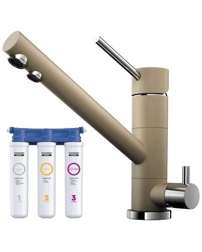 Смеситель для кухни с фильтром Omoikiri Tonami-CH шампань 4994083 + H851P00