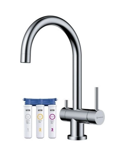 Смеситель для кухни с фильтром Omoikiri Yamada-C хром 4994224 + H851P00