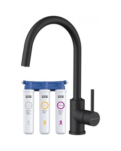 Смеситель для кухни с фильтром Omoikiri Shinagawa 2 Plus-GB графит 4994340 + H851P00