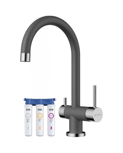 Смеситель для кухни с фильтром Omoikiri Yamada-PL платина 4994337 + H851P00