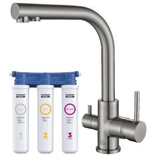 Смеситель для кухни с фильтром Paulmark Essen Es213011-NI + H851P00