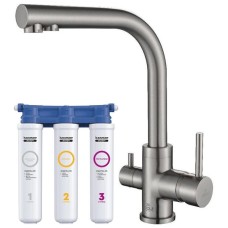 Смеситель для кухни с фильтром Paulmark Essen Es213011-NI + H851P00