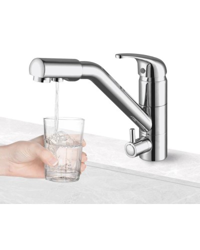 Смеситель для кухни с фильтром Paulmark Hessen He213017-CR + H851P00