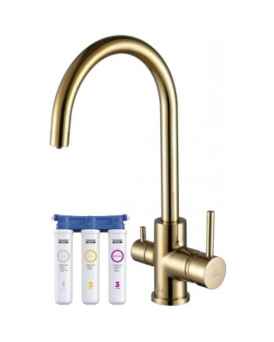 Смеситель для кухни с фильтром Paulmark Essen Es213211-G + H851P00