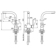 Смеситель для кухни с фильтром Paulmark Essen ES213011-431 + H851P00