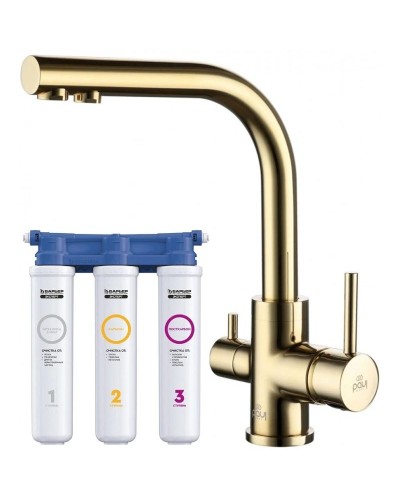 Смеситель для кухни с фильтром Paulmark Essen Es213011-G + H851P00