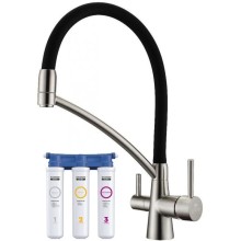 Смеситель для кухни с фильтром Paulmark Sigen Si213111-NI + H851P00