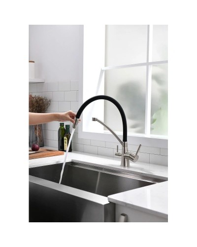 Смеситель для кухни с фильтром Paulmark Sigen Si213111-NI + H851P00