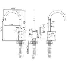 Смеситель для кухни с фильтром Paulmark Essen Es213211-307 + H851P00