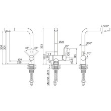 Смеситель для кухни с фильтром Paulmark Skalen Sk213020-401 + H851P00