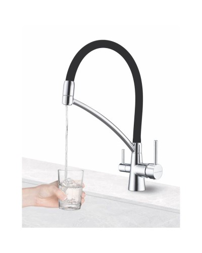 Смеситель для кухни с фильтром Paulmark Sigen Si213111-CR + H851P00