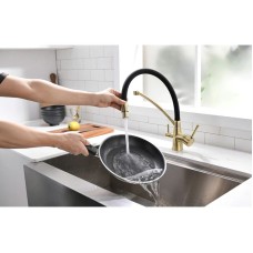 Смеситель для кухни с фильтром Paulmark Sigen Si213111-BR + H851P00