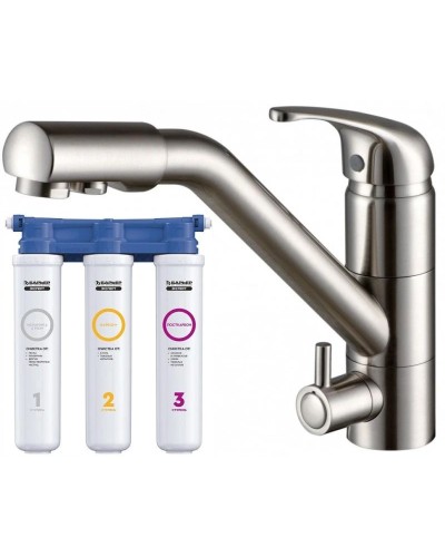 Смеситель для кухни с фильтром Paulmark Hessen He213017-NI + H851P00