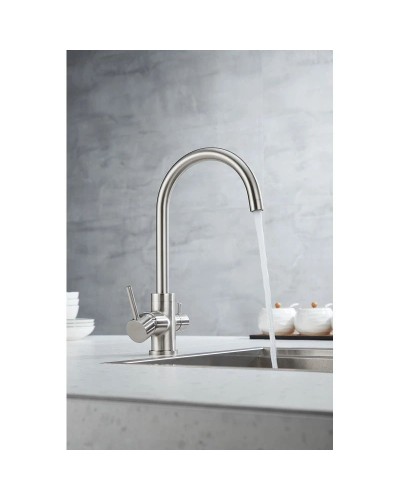 Смеситель для кухни с фильтром Paulmark Essen Es213211-NI + H851P00