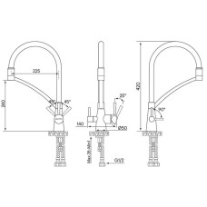Смеситель для кухни с фильтром Paulmark Sigen Si213111-431 + H851P00