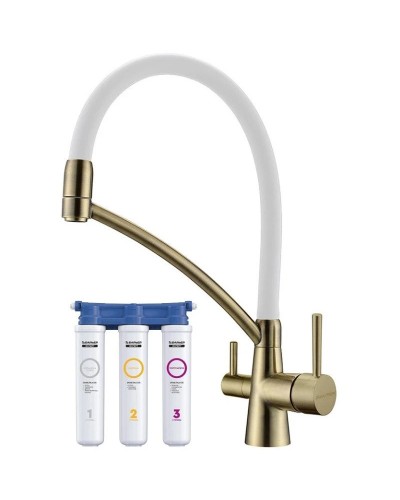 Смеситель для кухни с фильтром Paulmark Sigen SI213111-BRW + H851P00