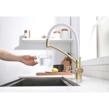 Смеситель для кухни с фильтром Paulmark Sigen SI213111-BRW + H851P00