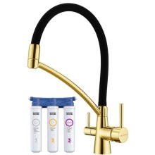 Смеситель для кухни с фильтром Paulmark Sigen SI213111-G + H851P00