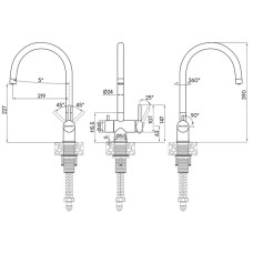 Смеситель для кухни с фильтром Paulmark Heller HE213218-431 + H851P00
