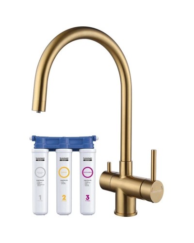 Смеситель для кухни с фильтром Paulmark Heller HE213218-BG + H851P00