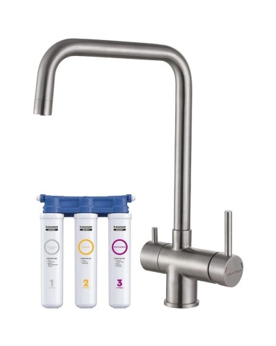 Смеситель для кухни с фильтром Paulmark Wetter WE213030-SS + H851P00