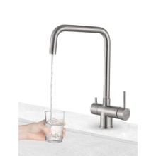 Смеситель для кухни с фильтром Paulmark Wetter WE213030-SS + H851P00