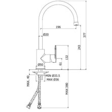 Смеситель для кухни Paffoni Candy CA181CR